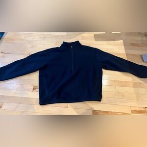 Lululemon fleece zip up sweater - medium - blue